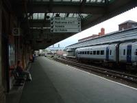 Shrewsbury looking to Crewe Junction from platform 3.<br><br>[Ewan Crawford 10/07/2006]