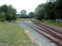 Cyfronydd looking east from the level crossing.<br><br>[Ewan Crawford 10/07/2006]