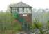A switched-out Bardon Mill signal box on Sunday 7 May 2006, looking west towards Carlisle.<br><br>[John Furnevel 07/05/2006]