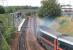 A diverted HST about to run past Brunstane station on the curve round from Portobello on the single line section of the sub on Sunday 9 July 2006.<br><br>[John Furnevel 09/07/2006]